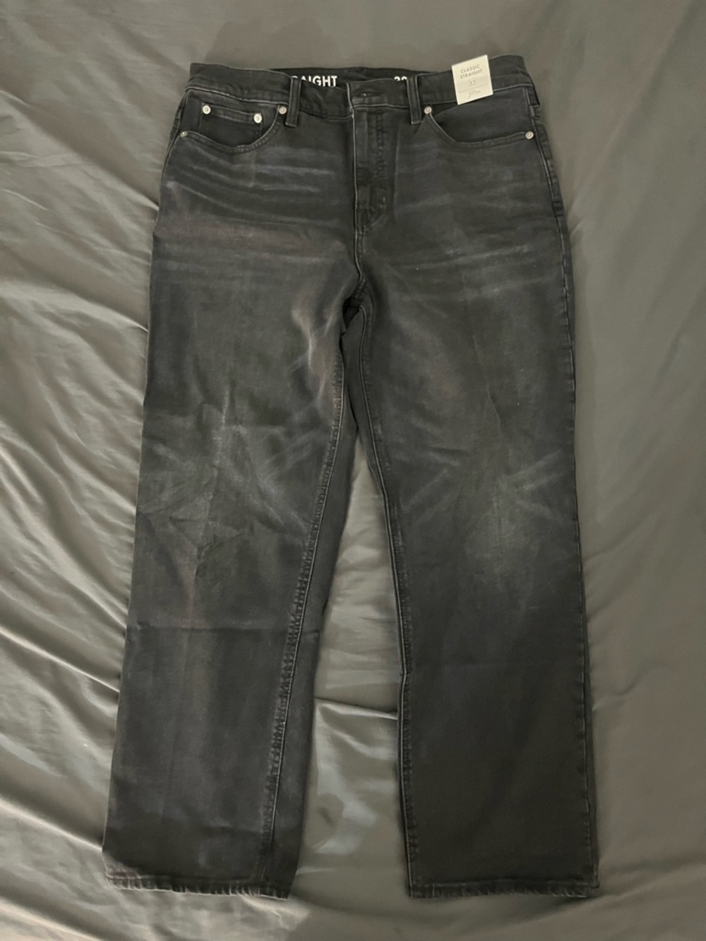 J. Crew Men's Gray Relaxed Jeans